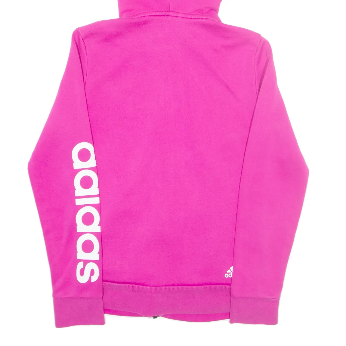 ADIDAS 8-10 Womens Purple Hoodie Full Zip S