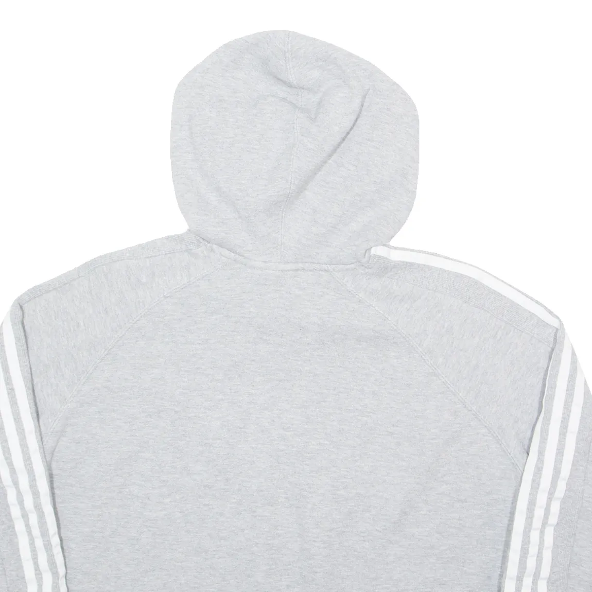 ADIDAS Crop Womens Grey Hoodie UK 8