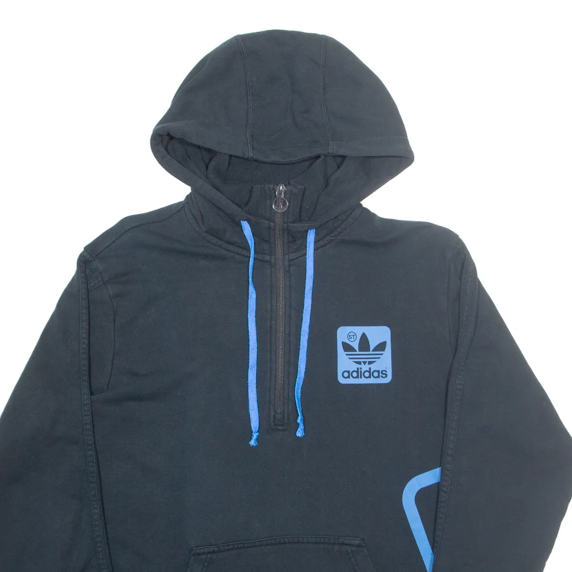 ADIDAS Mens Black Hoodie M