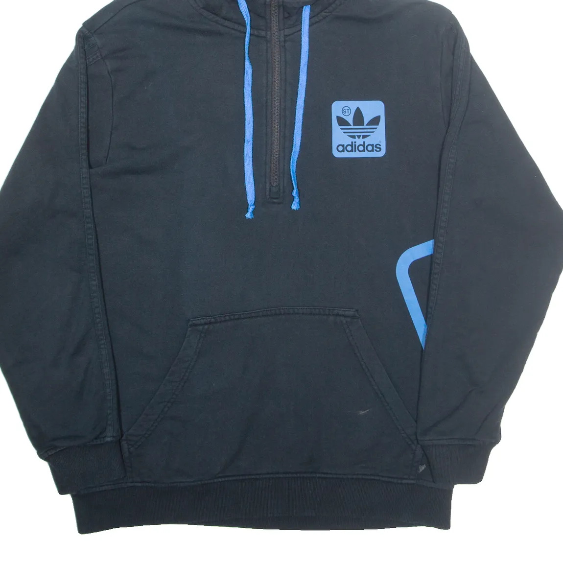 ADIDAS Mens Black Hoodie M