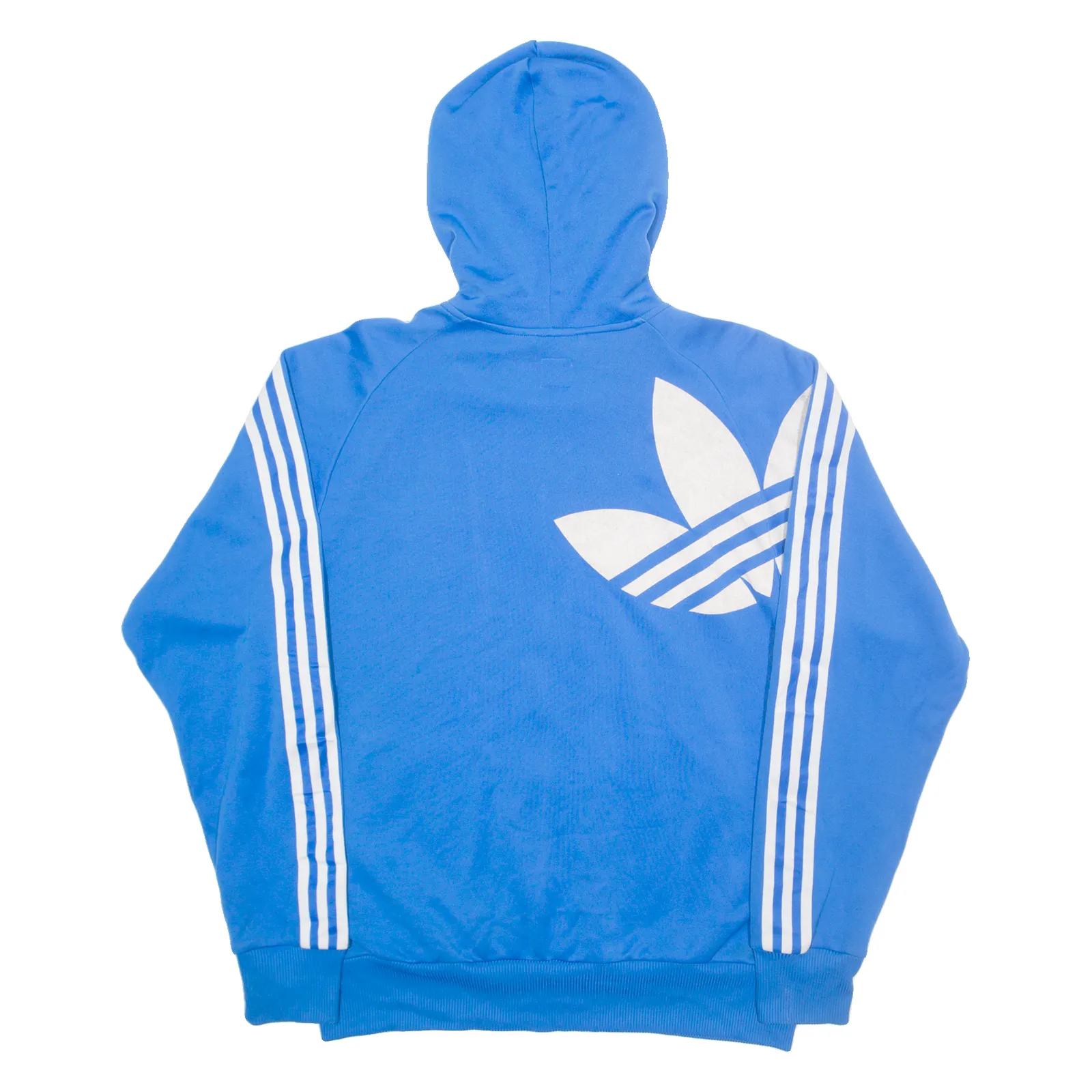 ADIDAS Mens Blue Hoodie Full Zip L