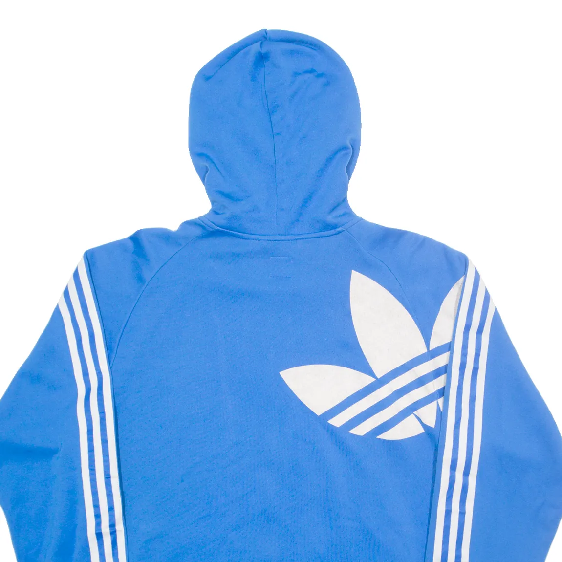 ADIDAS Mens Blue Hoodie Full Zip L