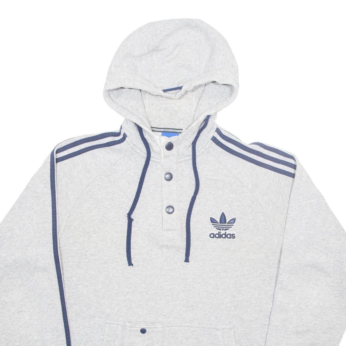 ADIDAS Mens Grey Hoodie M