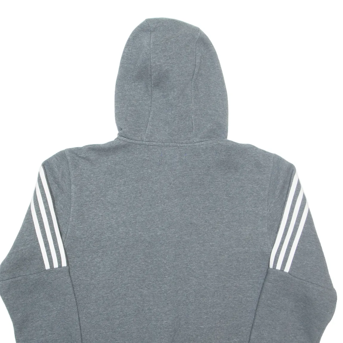 ADIDAS Mens Grey Hoodie S