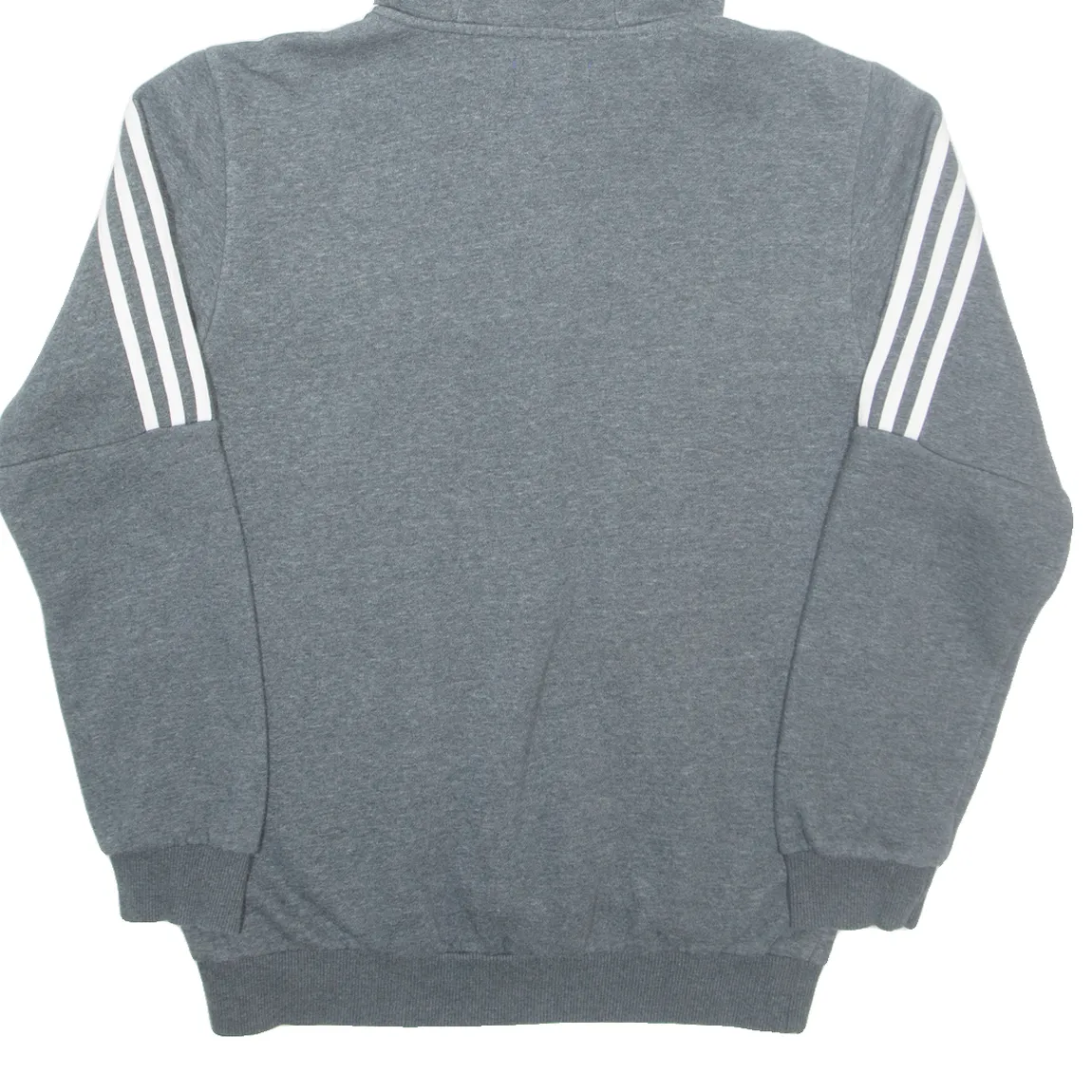 ADIDAS Mens Grey Hoodie S