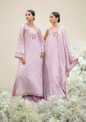 AIK Atelier Wedding Festive Unstitched Emb Silk 3Pc Suit Look-06