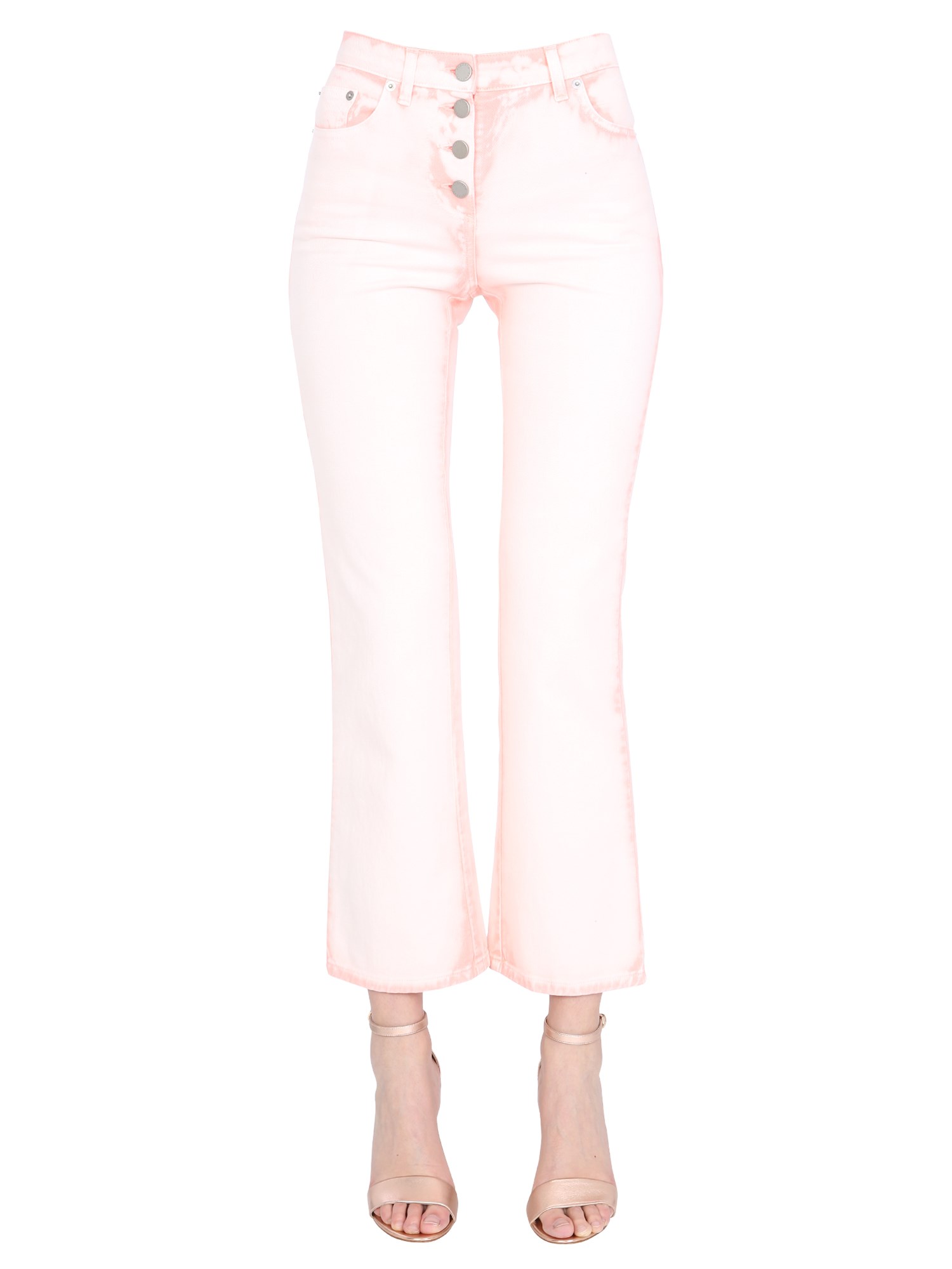 ALBERTA FERRETTI    70'S SORBET SKY DYE TROUSERS