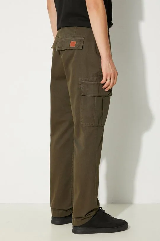 Alpha Industries cotton trousers Agent Pant green color 158205