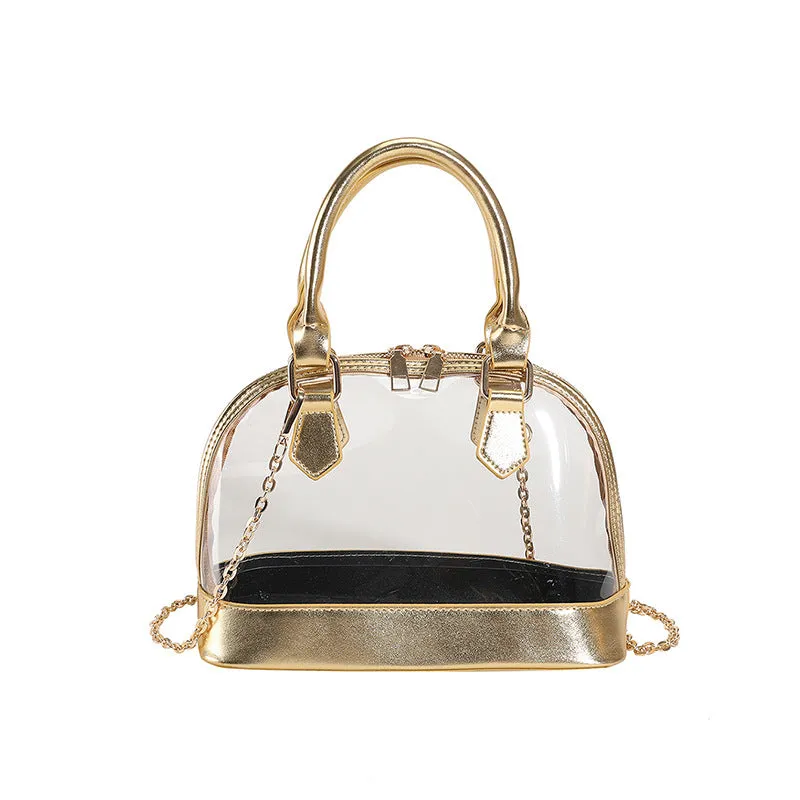 Arabell Clear Handbag in Gold