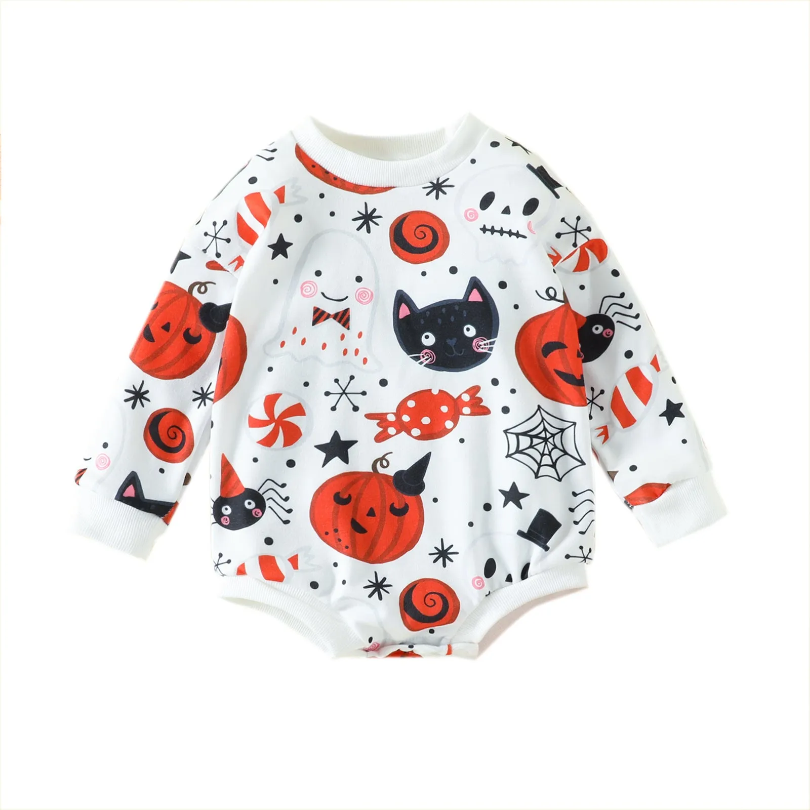 Baby Kid Girls Boys Animals Cartoon Print Halloween Rompers Wholesale 23090614