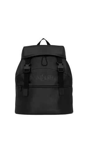 Backpack in Grained Leather - Black