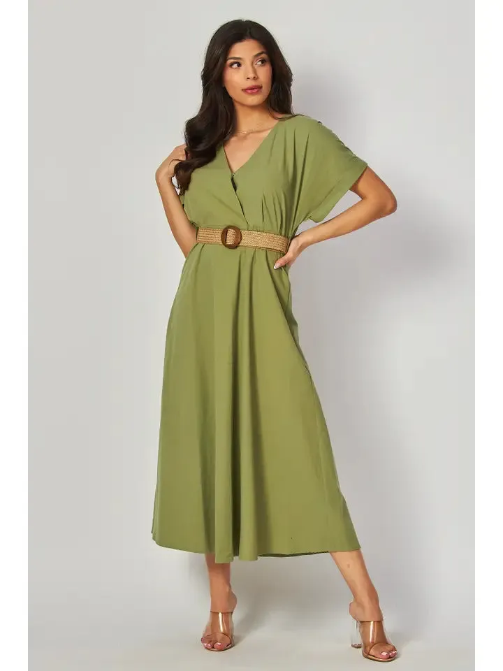 Belted Maxi Dress