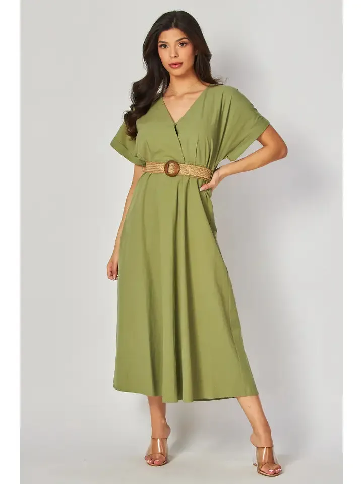 Belted Maxi Dress