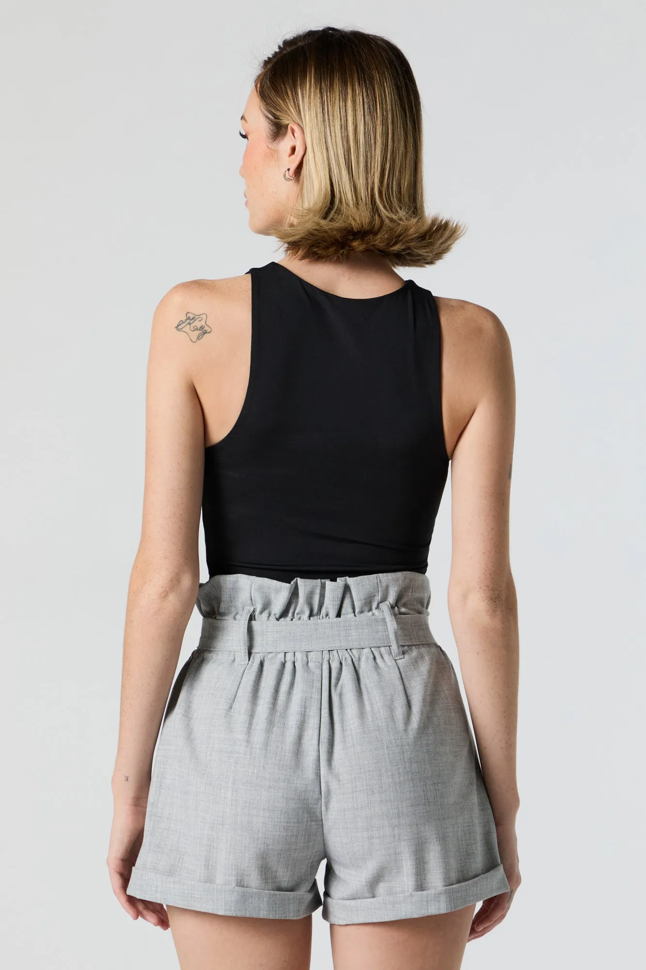 Belted Paperbag Short