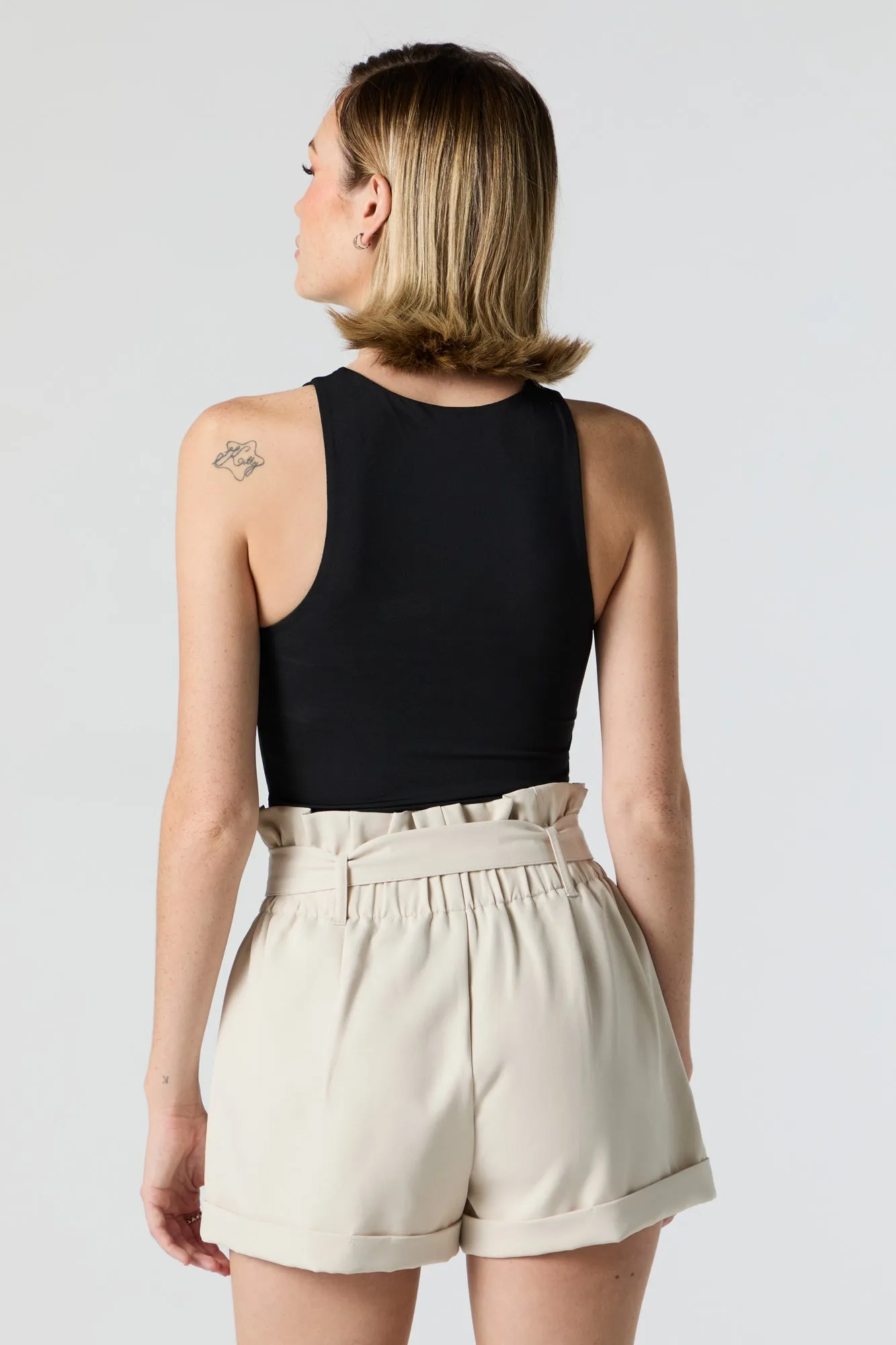 Belted Paperbag Short