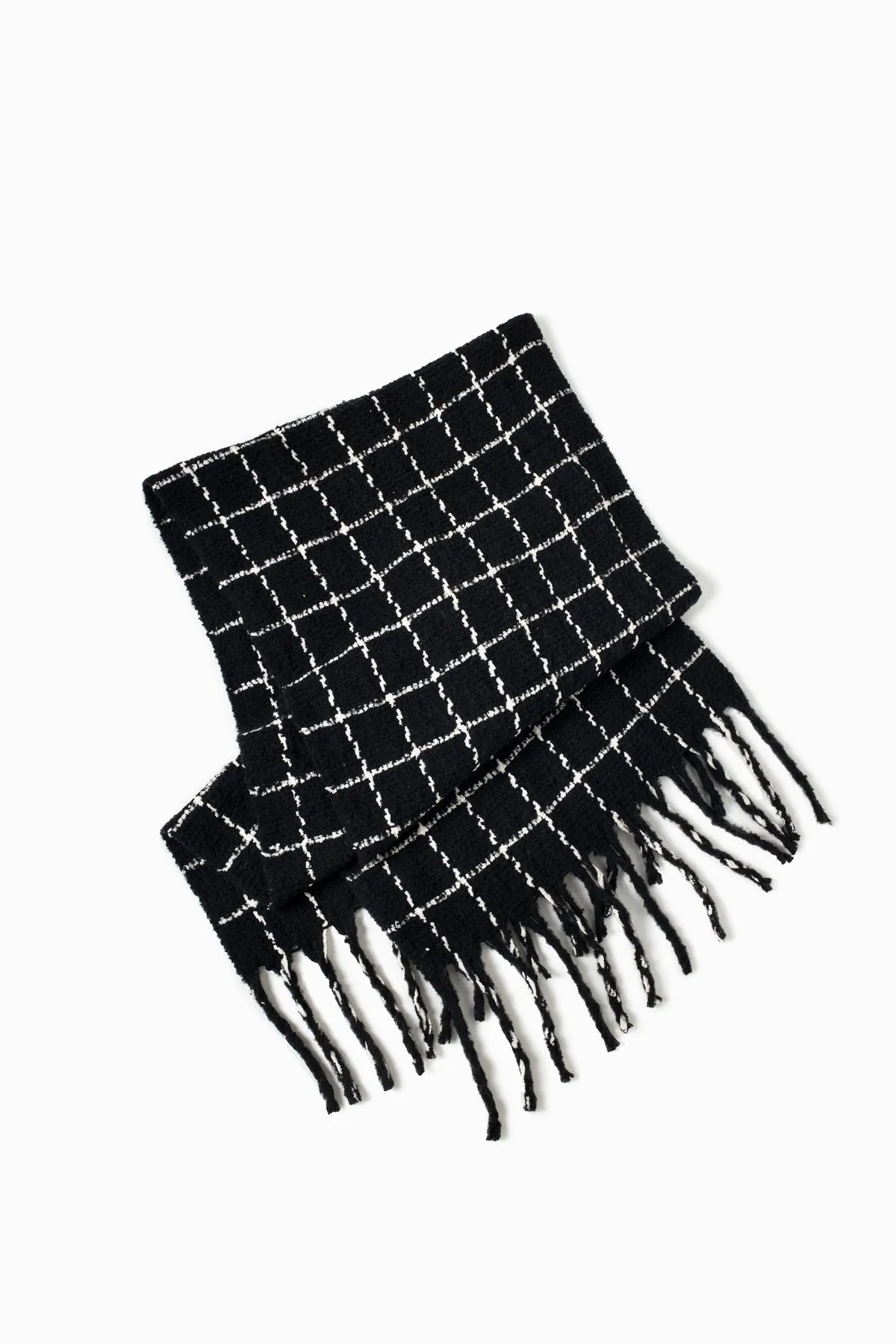 Black Window Panel Scarf