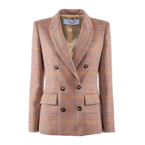 BLAZER DOPPIO PETTO TESSUTO LANA TINTO FILO Donna Variante Unica