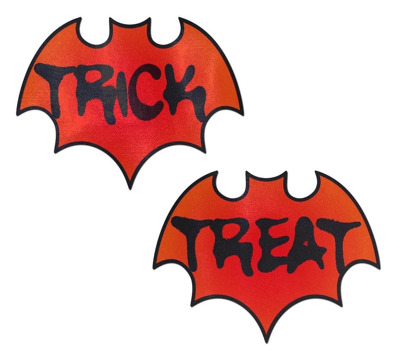 Blood Orange Halloween Trick or Treat Bat Nipple Covers