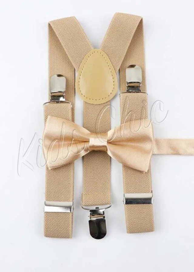 Bowtie-Suspenders Set - Multi Color