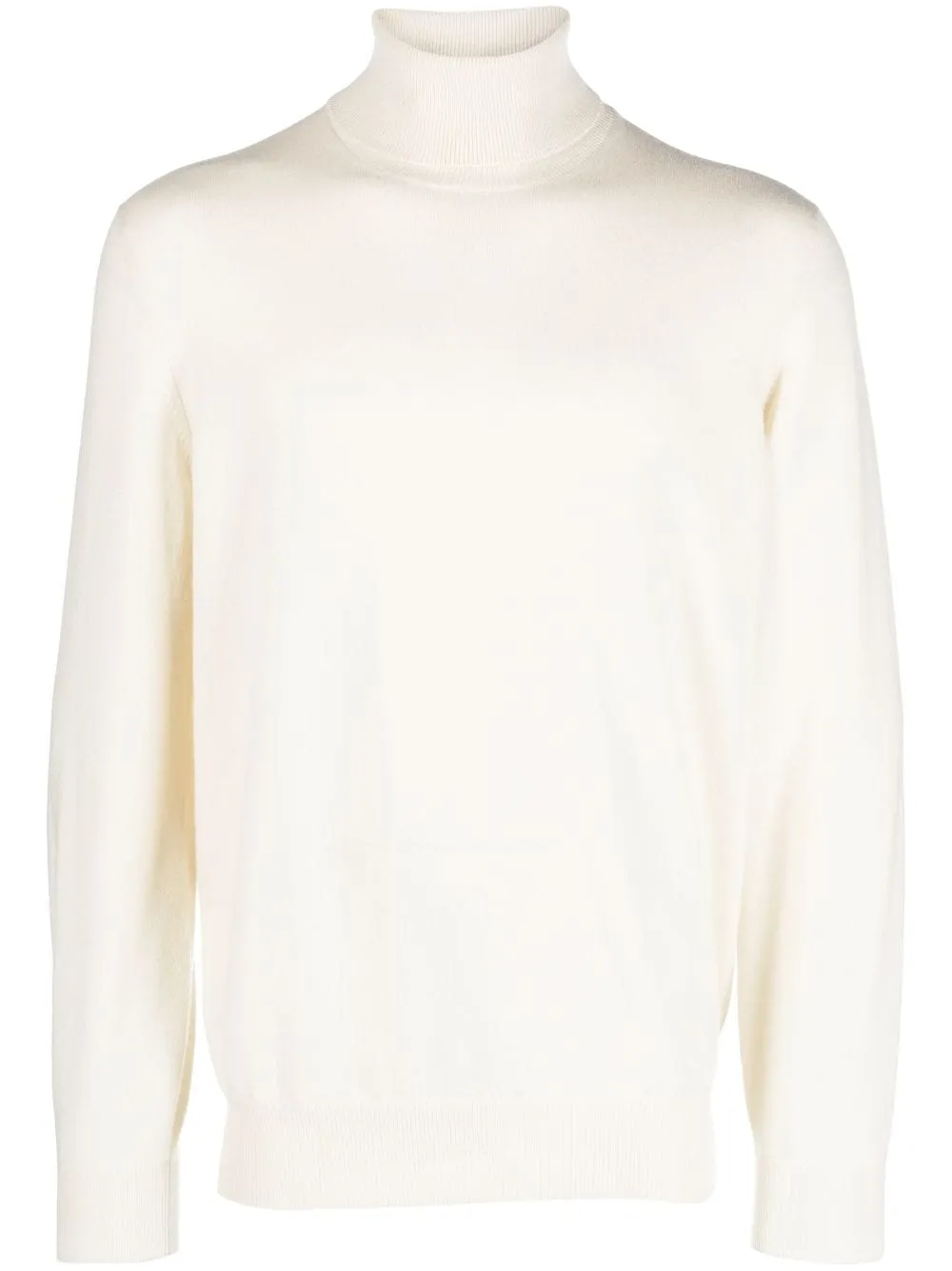 Brunello Cucinelli Pull cachemire col roulé White