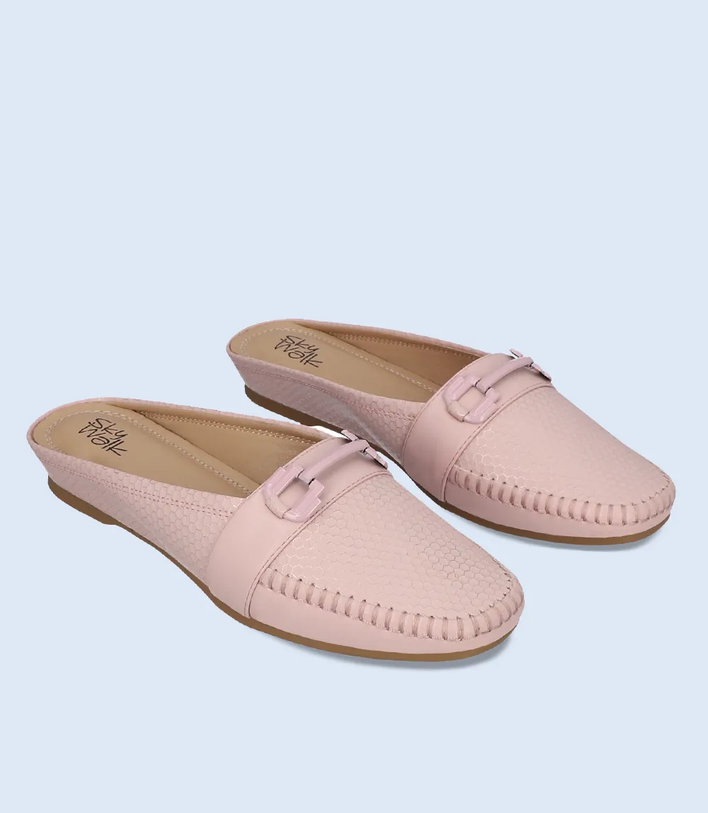 BW8297-LILAC-Women Comfort Mules