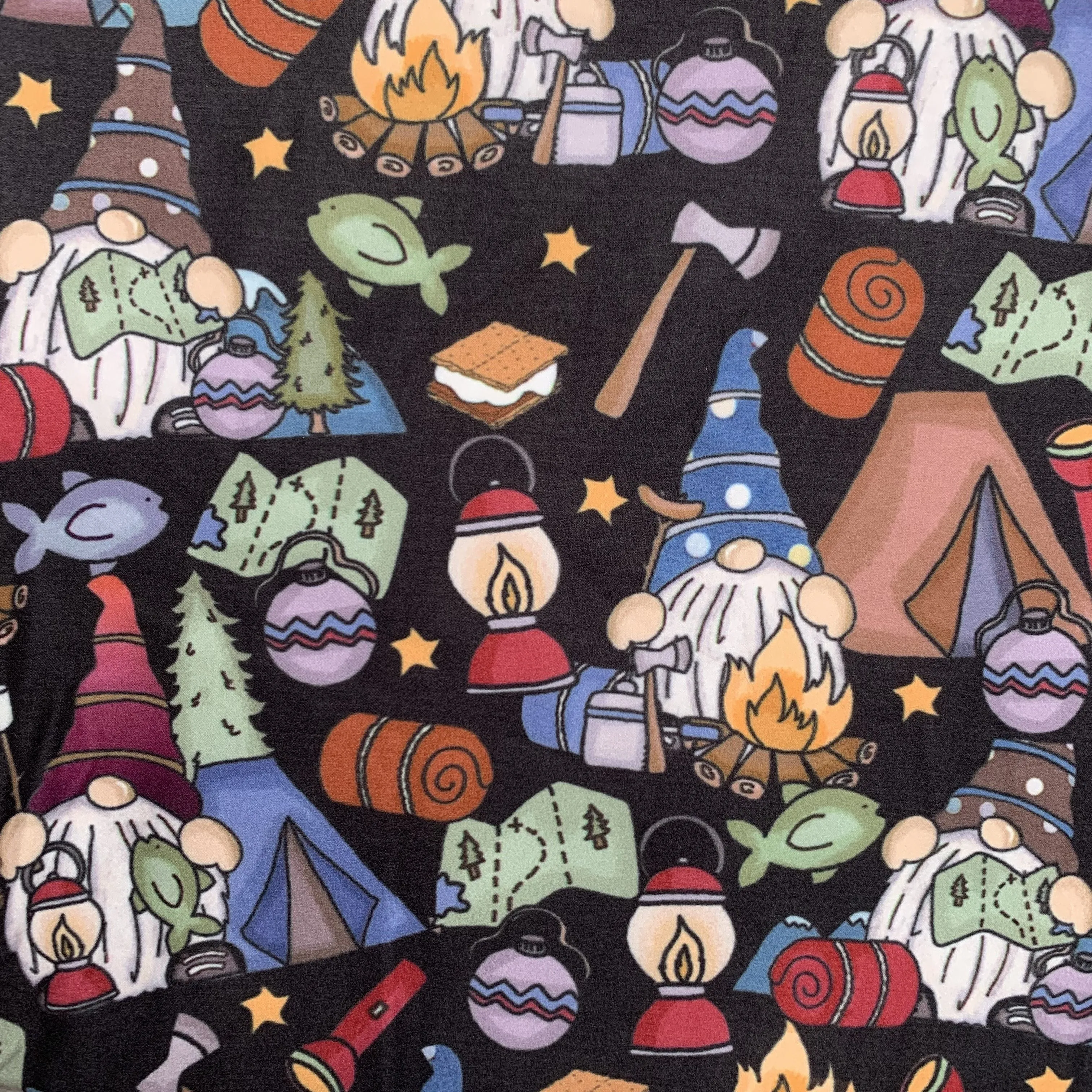 Camping Gnomes Soft Leggings