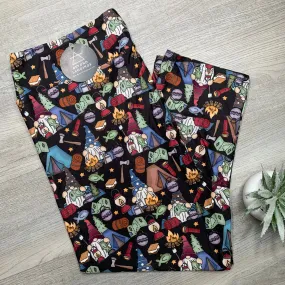 Camping Gnomes Soft Leggings