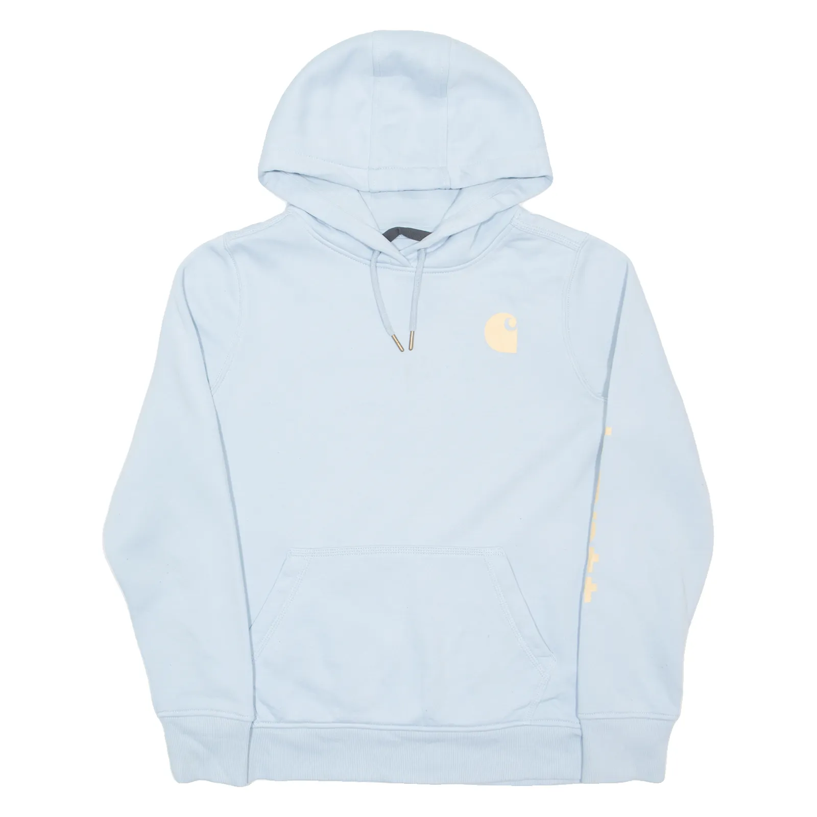 CARHARTT 6-8 Womens Blue Hoodie S