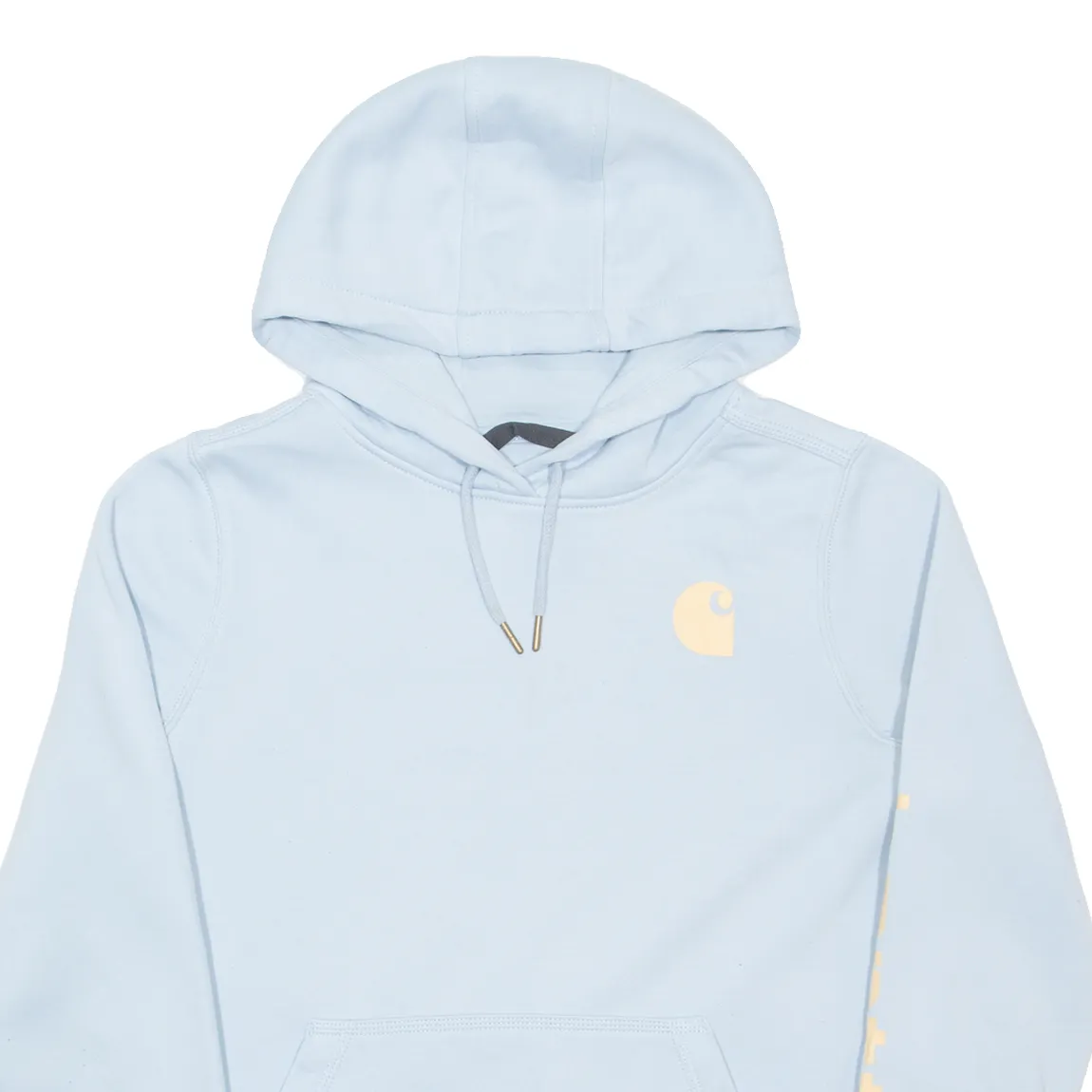 CARHARTT 6-8 Womens Blue Hoodie S