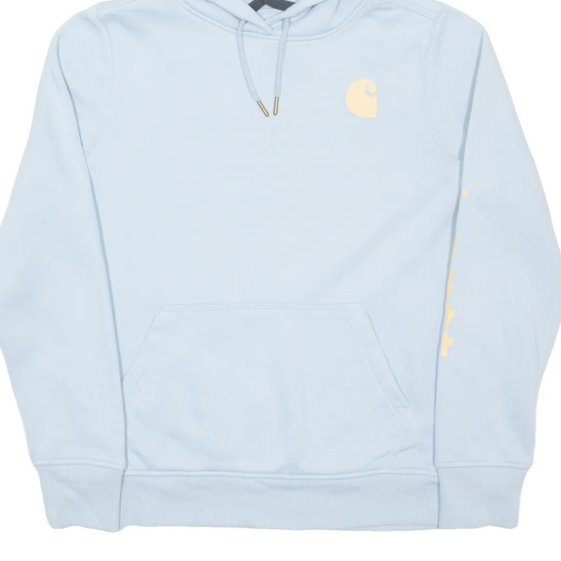 CARHARTT 6-8 Womens Blue Hoodie S