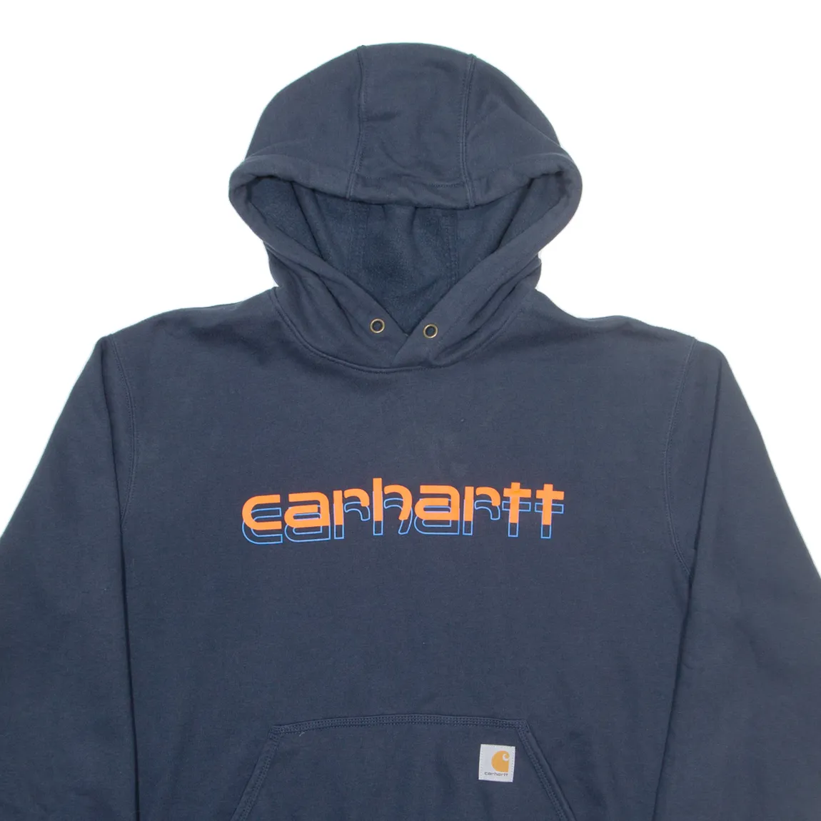 CARHARTT Loose Fit Mens Blue Hoodie L