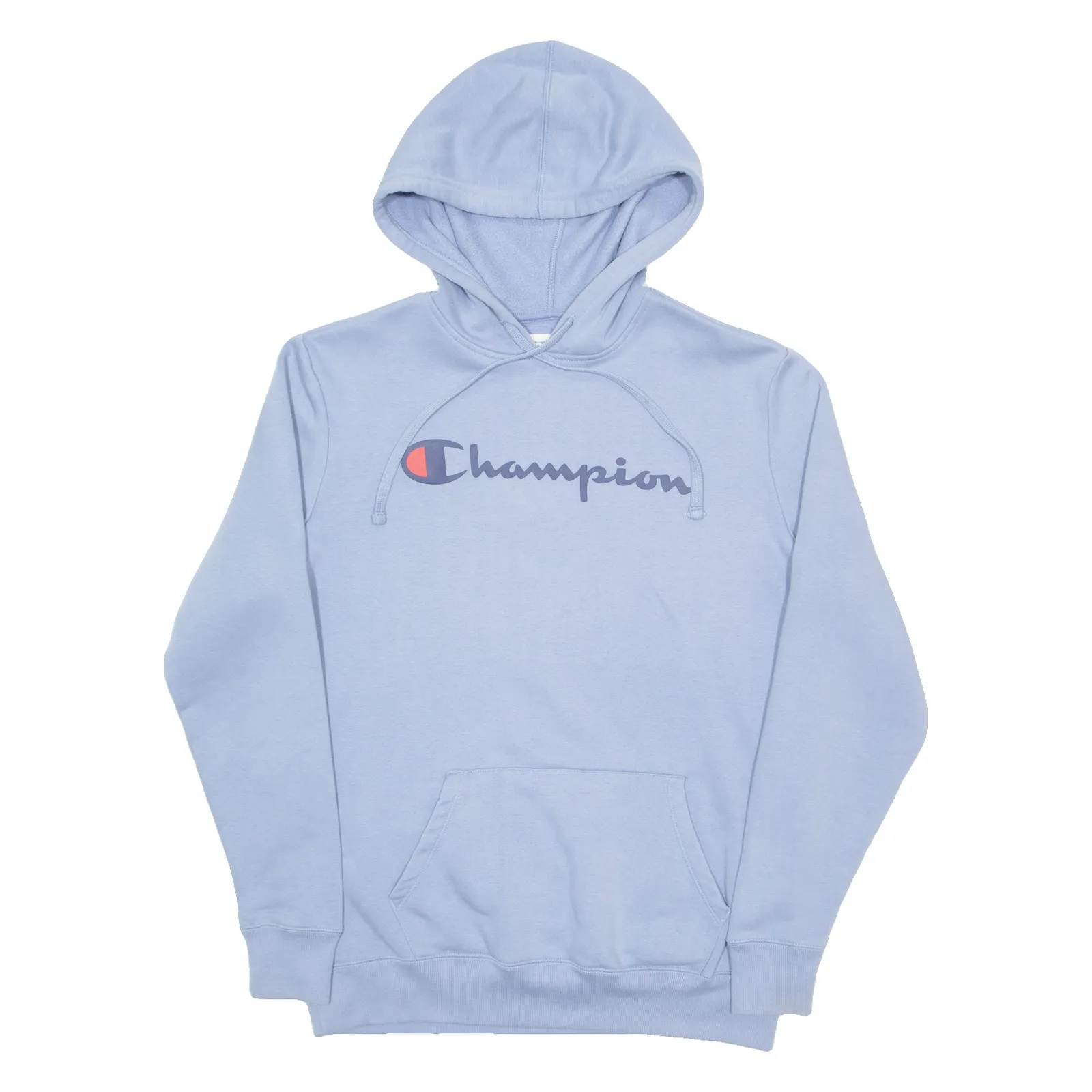 CHAMPION Mens Blue Hoodie S