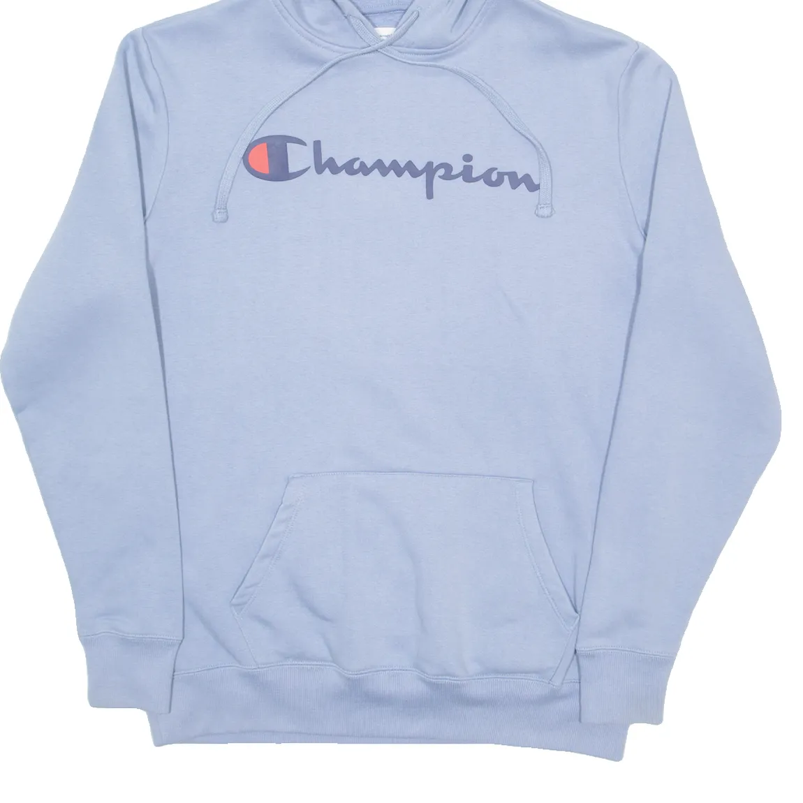 CHAMPION Mens Blue Hoodie S