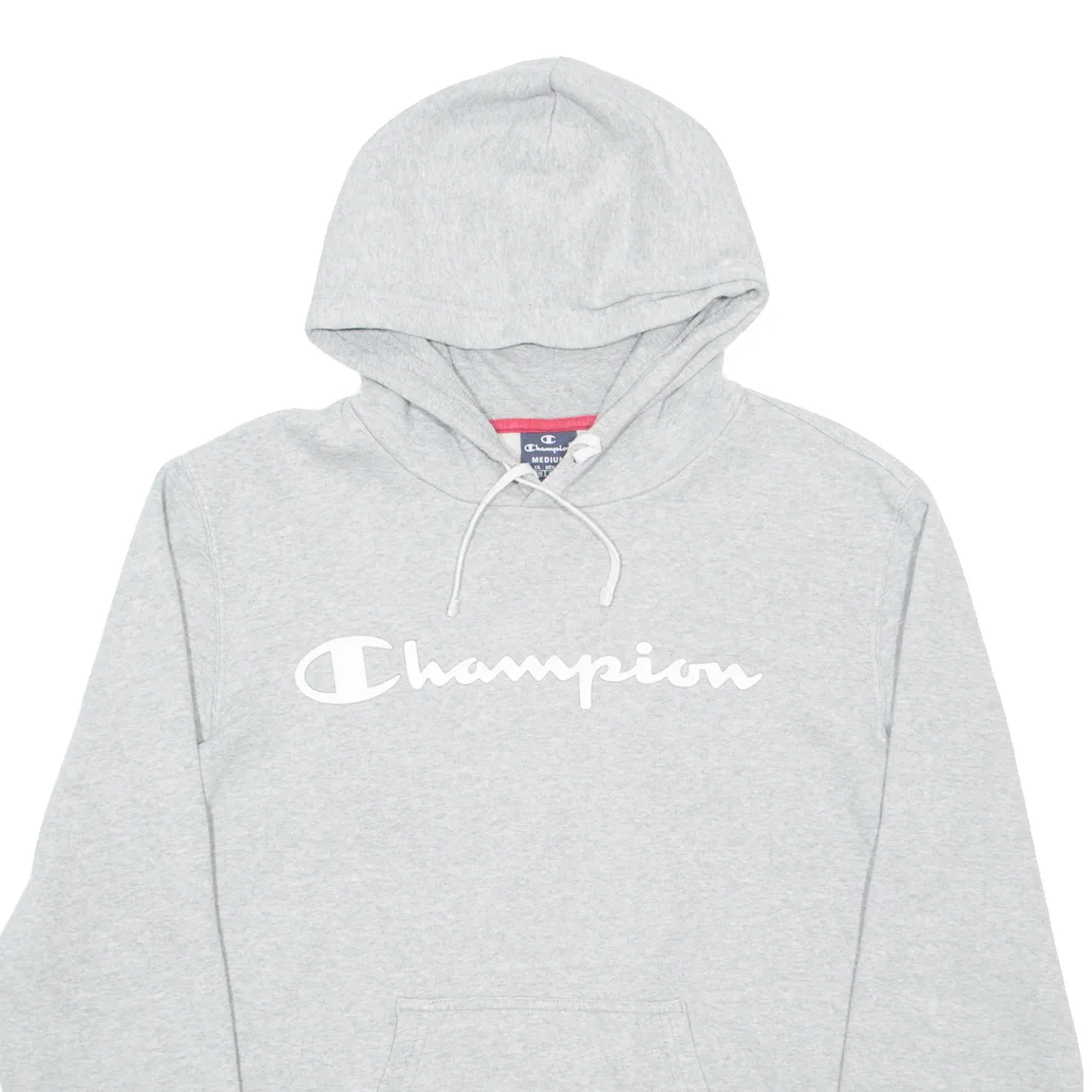 CHAMPION Mens Grey Hoodie M