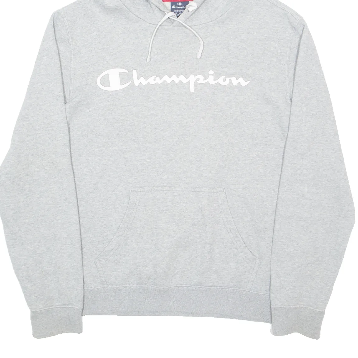 CHAMPION Mens Grey Hoodie M