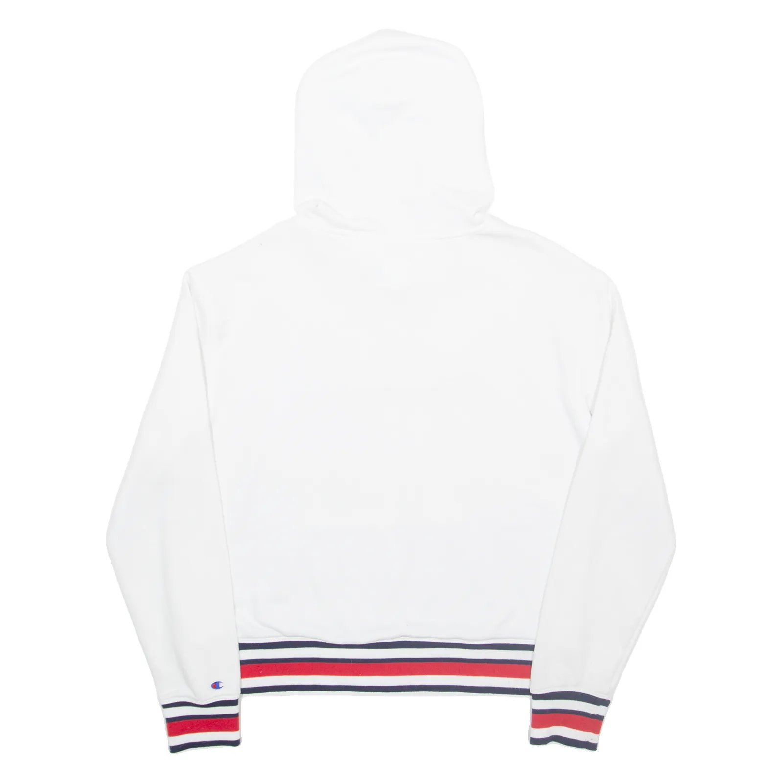 CHAMPION Mens White Hoodie L