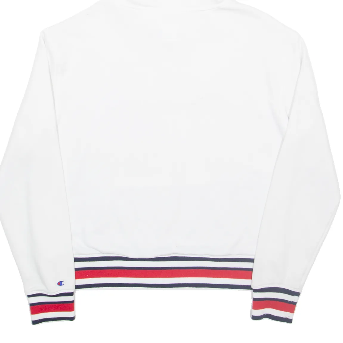 CHAMPION Mens White Hoodie L