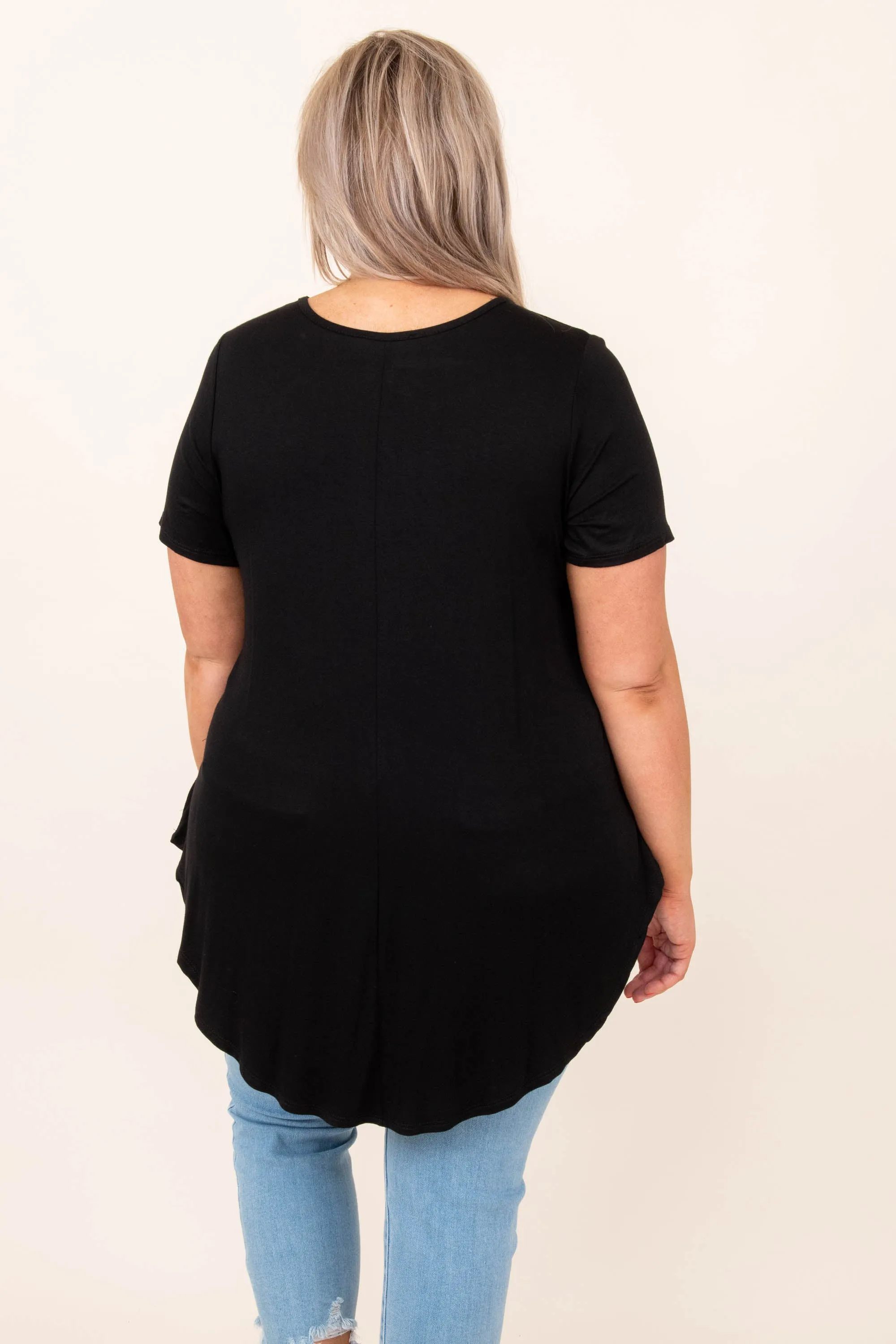 Charmed By You Top, Black