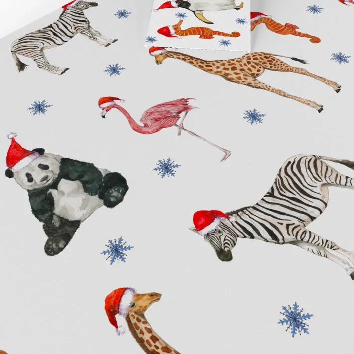 Christmas Animals Wrapping Paper