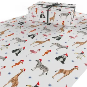 Christmas Animals Wrapping Paper