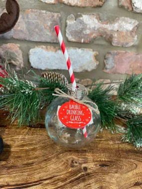 Christmas Bauble Drinking Glass