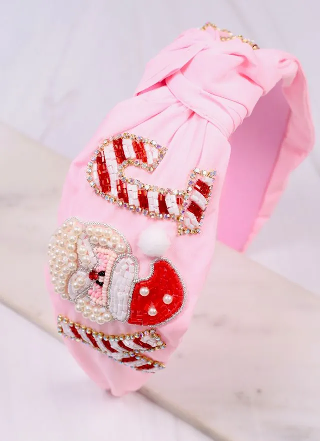 Christmas Joy Headband PINK