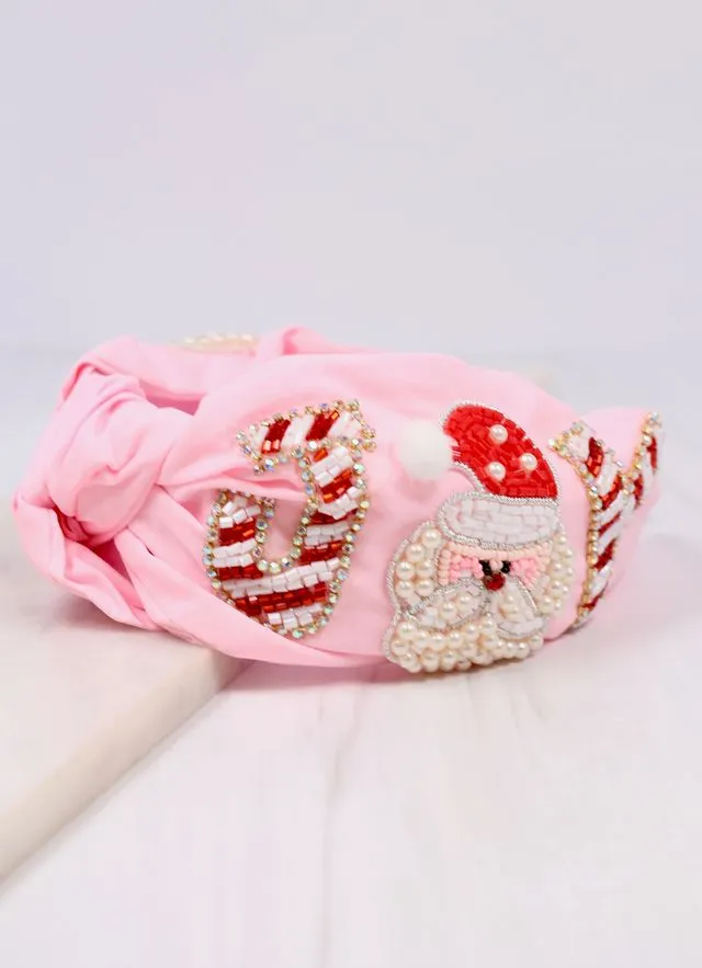 Christmas Joy Headband PINK