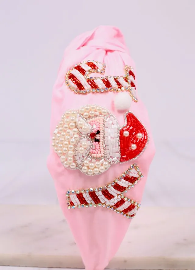 Christmas Joy Headband PINK