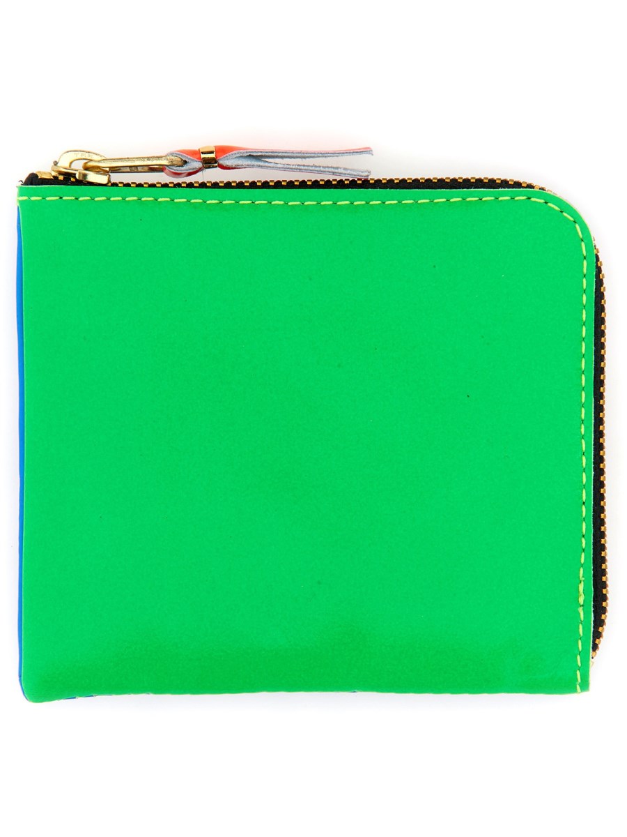 COMME DES GARCONS WALLET    SUPER FLUO LEATHER WALLET