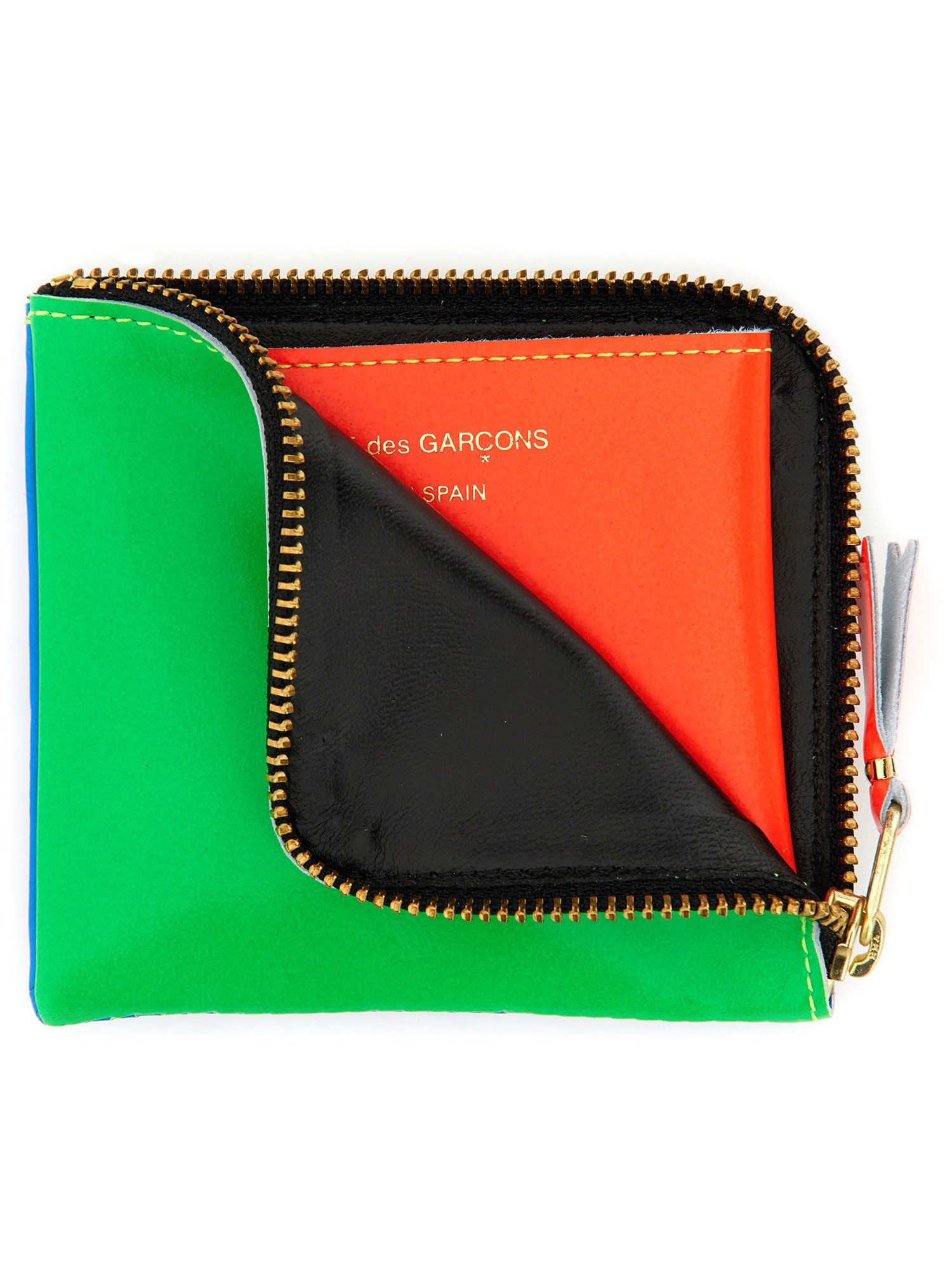 COMME DES GARCONS WALLET    SUPER FLUO LEATHER WALLET