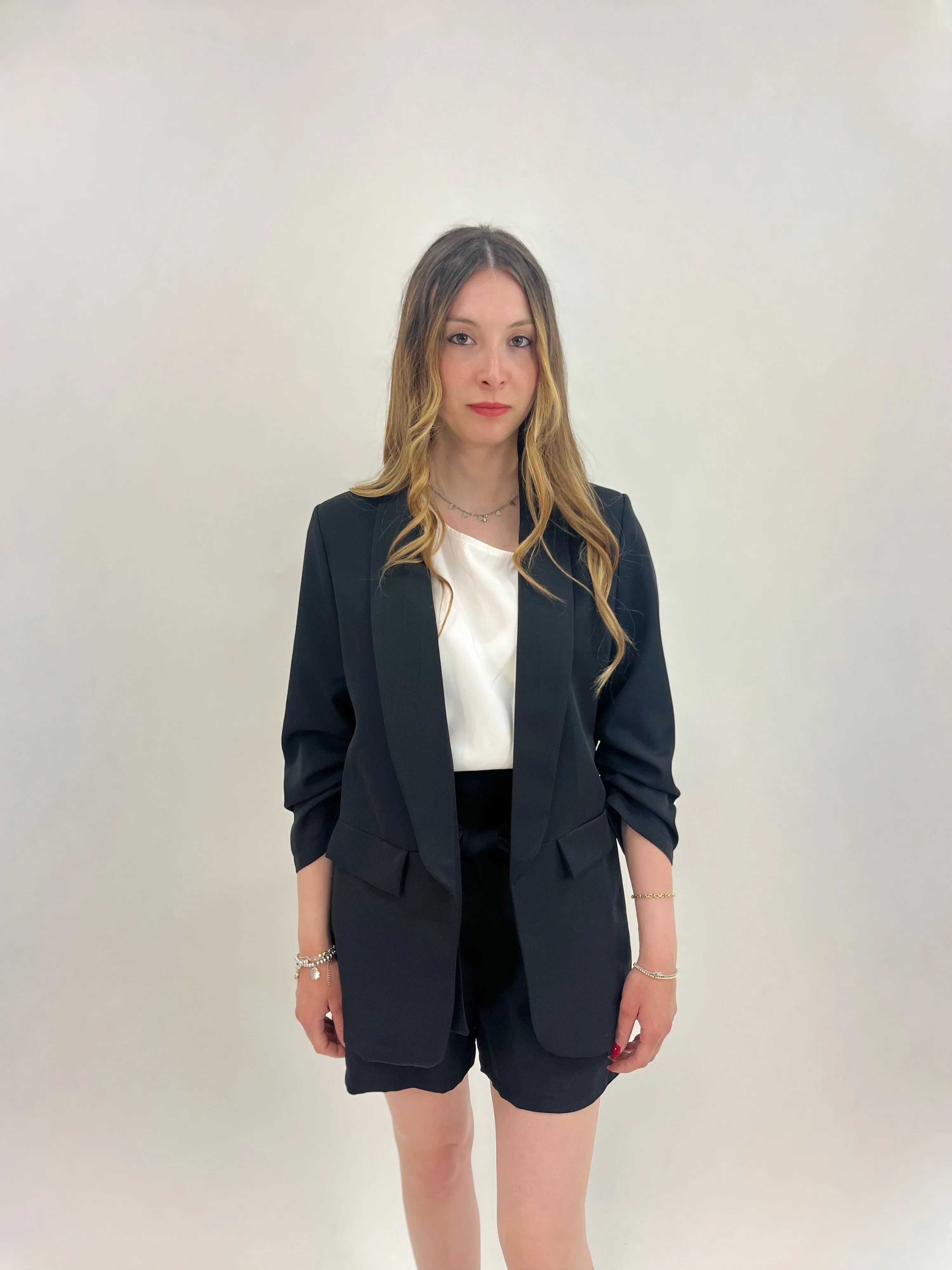 Completo blazer e pantaloncini