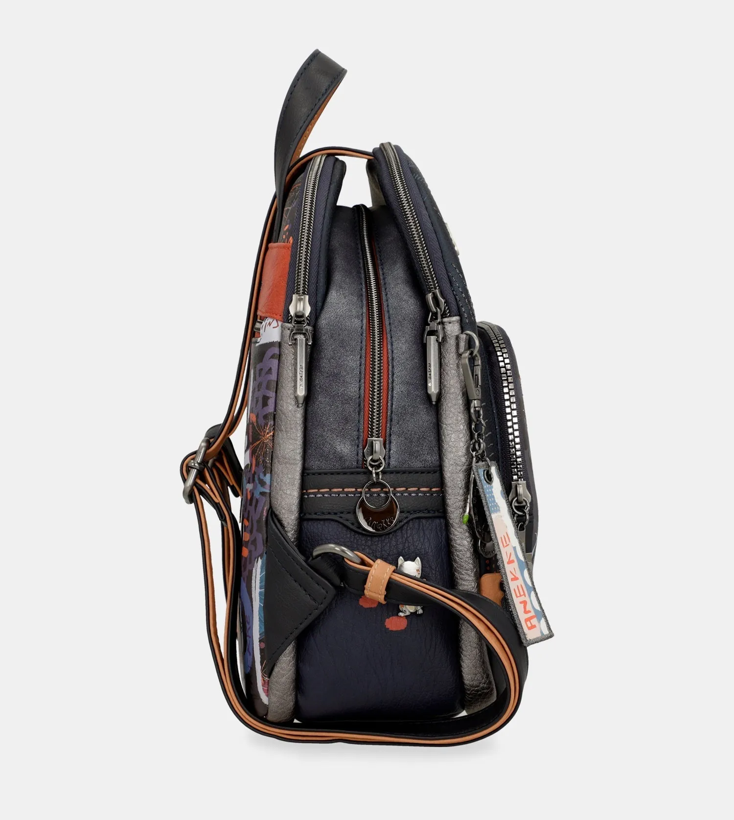 Contemporary 3 compartment backpack