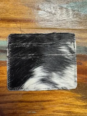 Cowhide Credit Card Wallet with DL Window