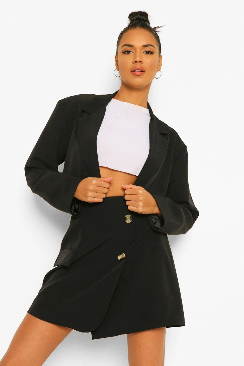 Cropped Oversized Blazer